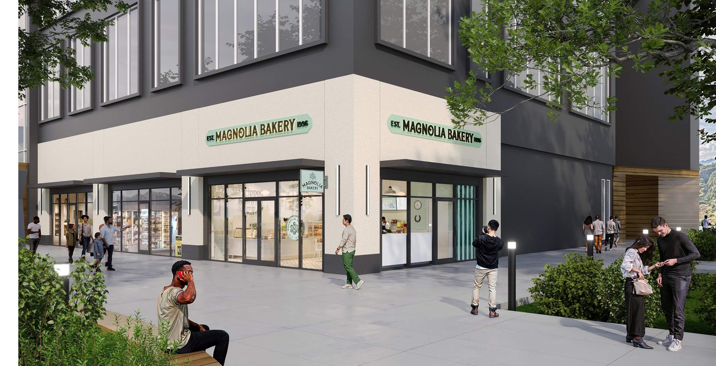 Magnolia Bakery storefront rendering