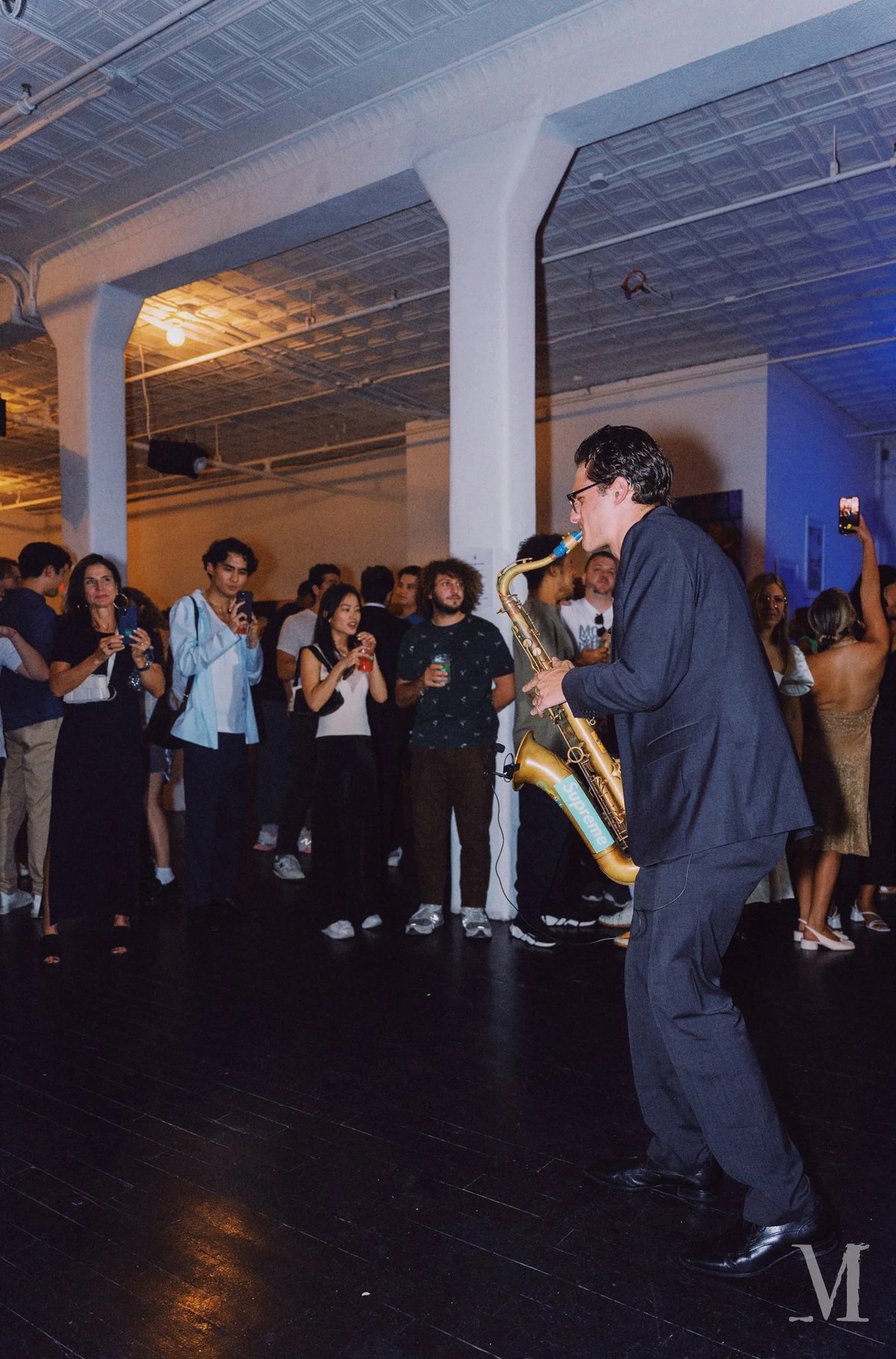 Maven Jazz Club saxophonist