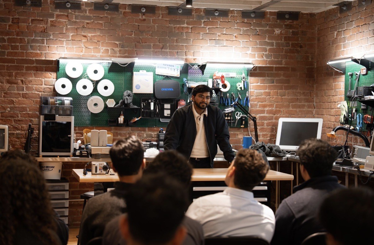 Presentation in the workshop space